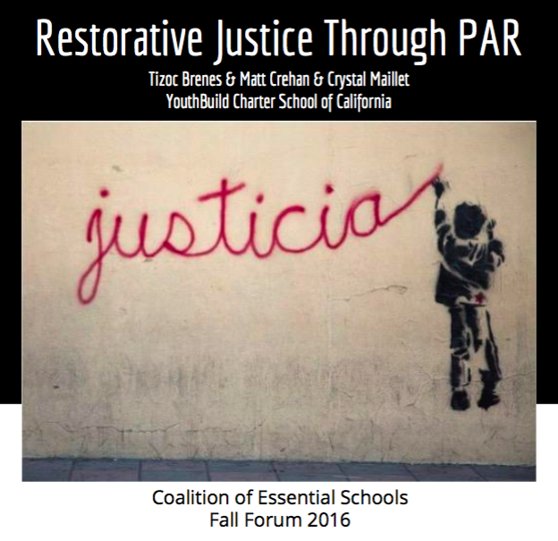 Youth Build – Restorative Justice Through PAR