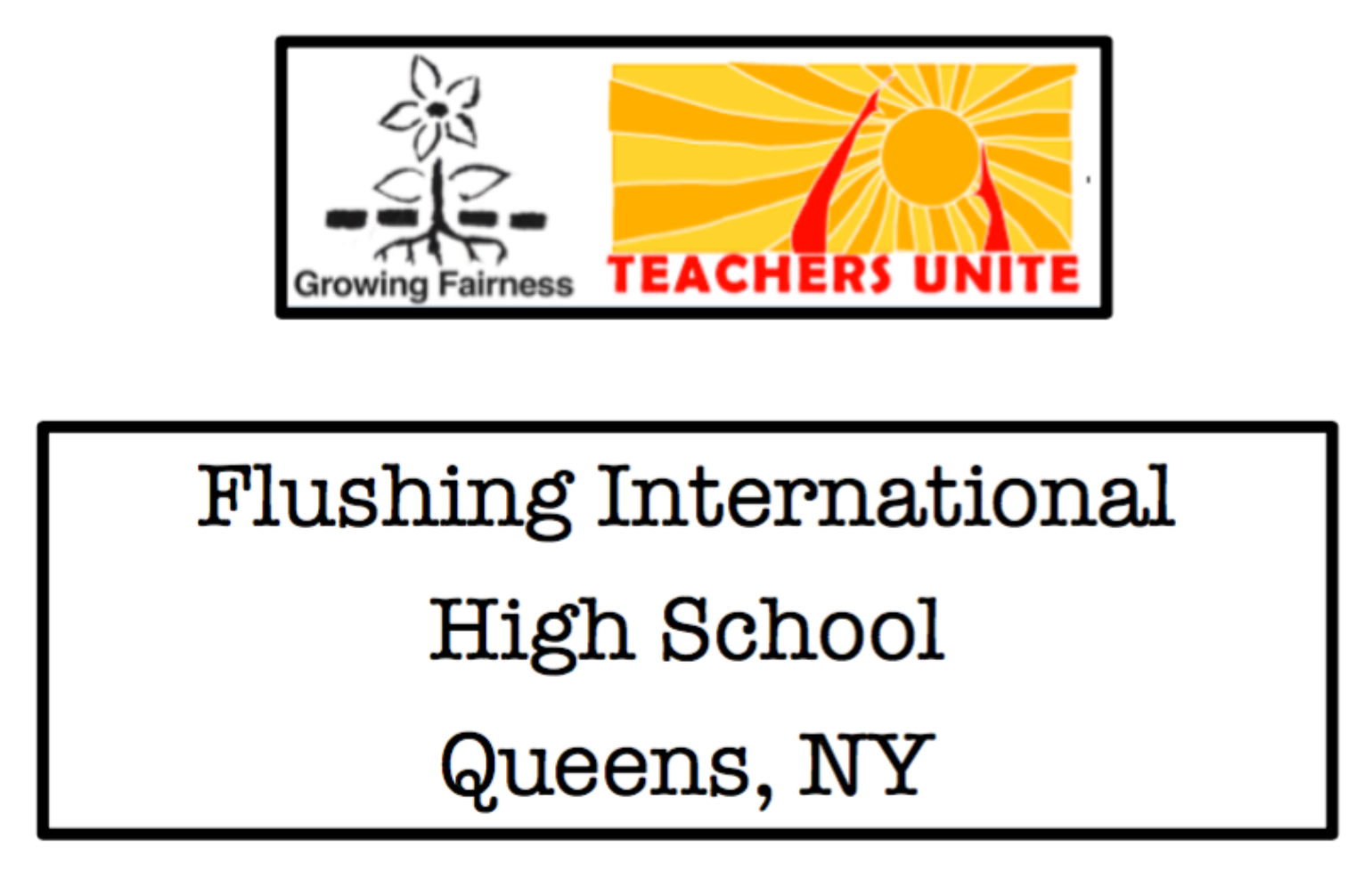 Teachers Unite: Flushing International High School