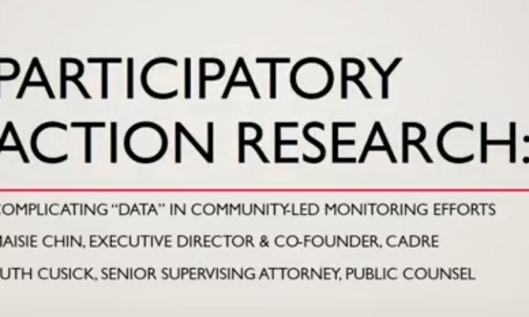 Participatory Action Research: Understanding your Districts Discipline Data