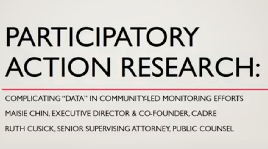 Participatory Action Research: Understanding your Districts Discipline Data