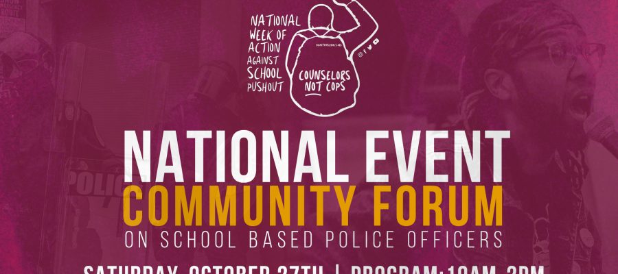 National Event Press Release! Chicago Parents Host National Week of Action Event to Demand School Discipline that Helps Students Succeed, Not Policies that Push them into Prison