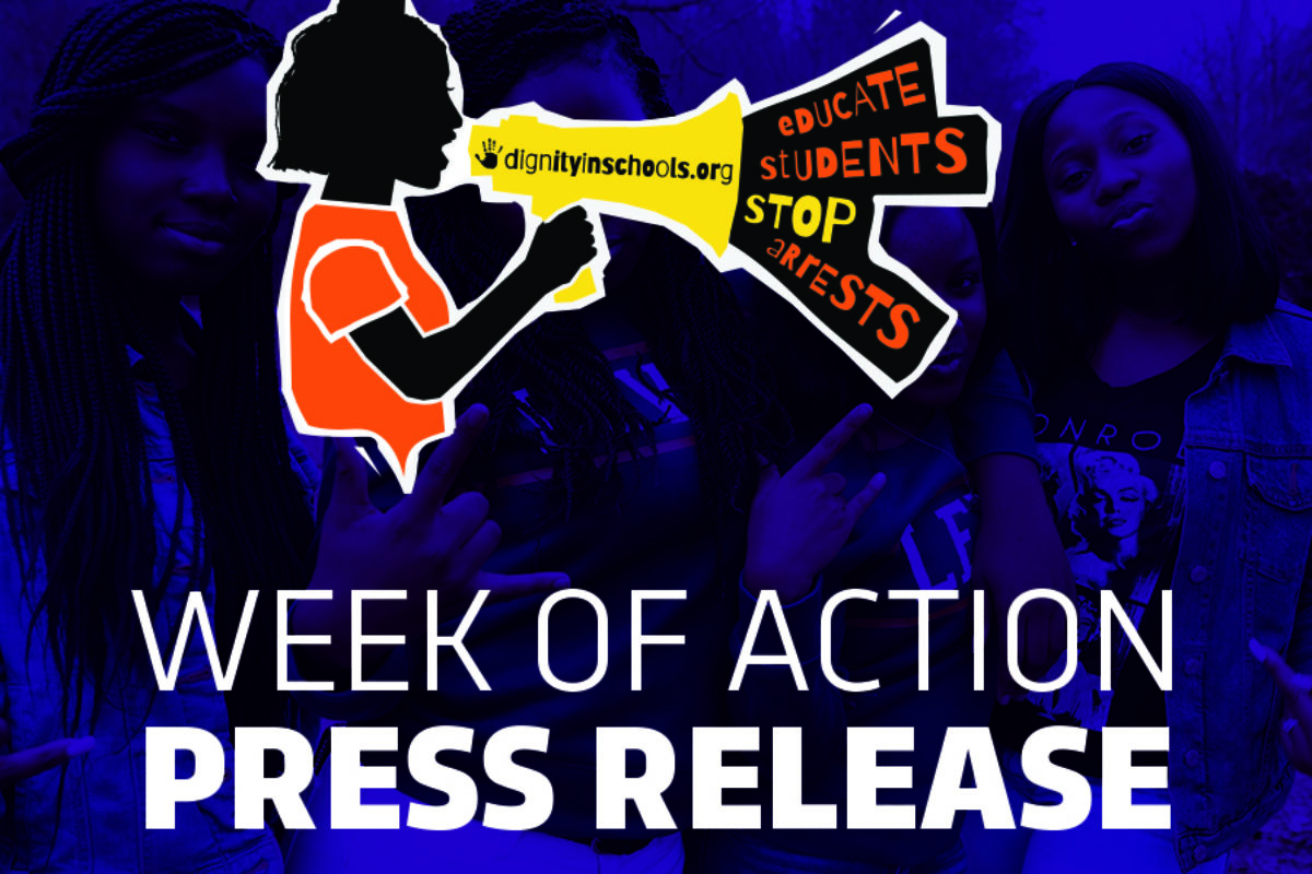 Announcing our Upcoming 2019 National Week of Action Against School Pushout