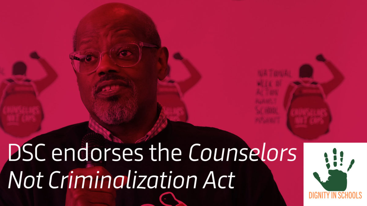 DSC Endorses the Counseling Not Criminalization Act