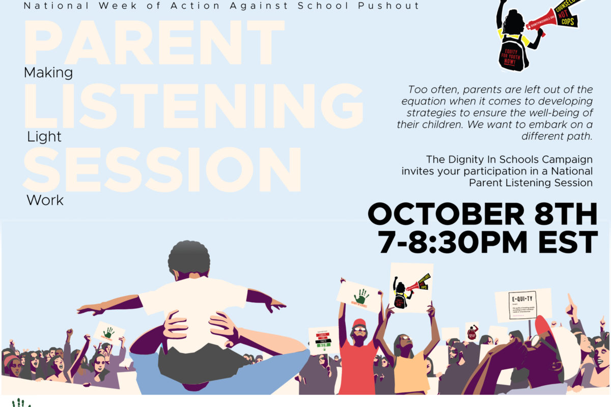 Day 6: Parent Listening Session TONIGHT + We Call for an End to Corporal Punishment