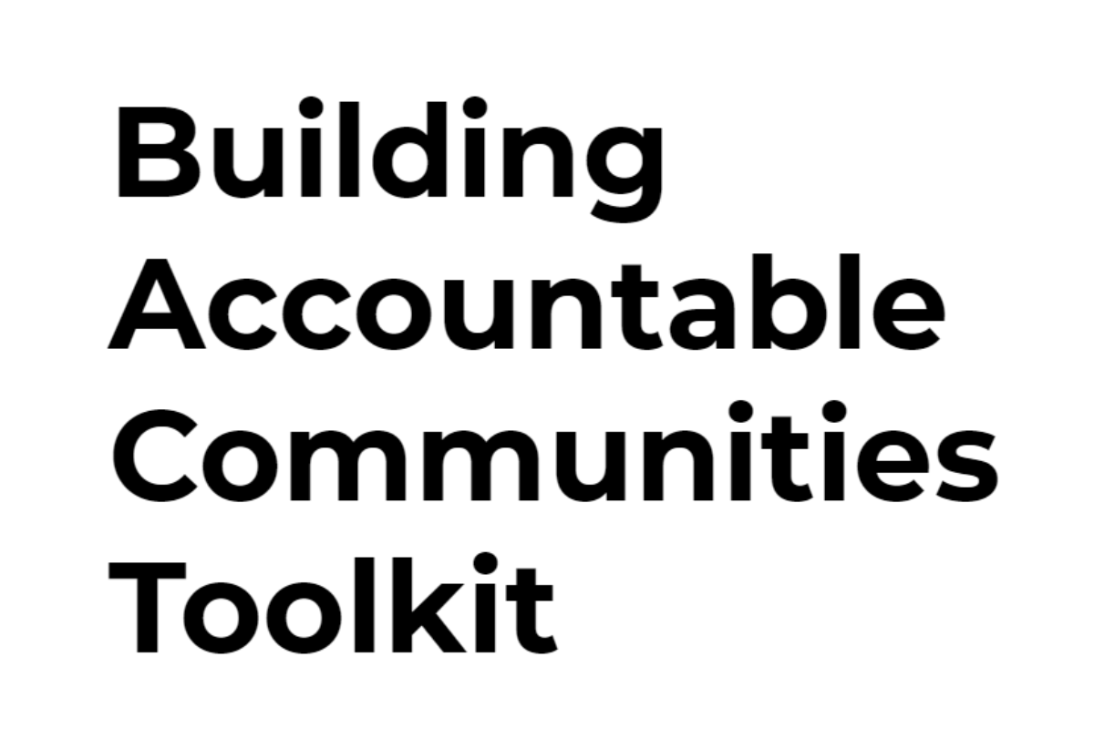 Project Nia – Building Accountable Communities Toolkit