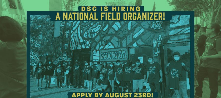 Field Organizer Job Announcement – Applications Due August 23rd 