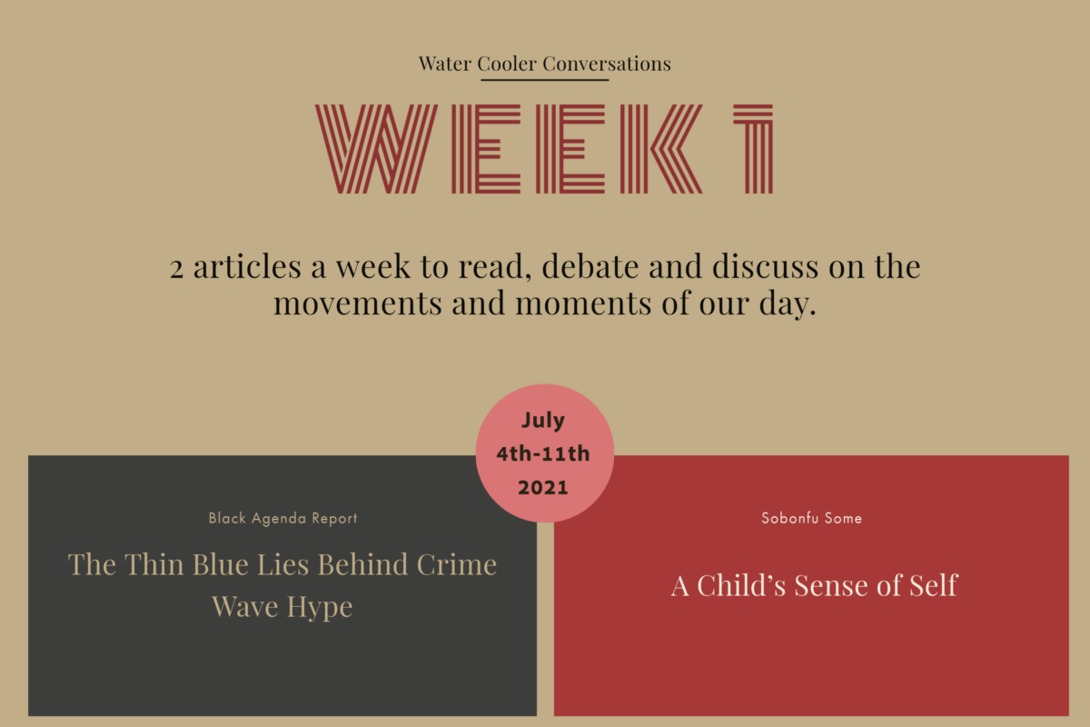 DSC #WaterCoolerConversations Week 1