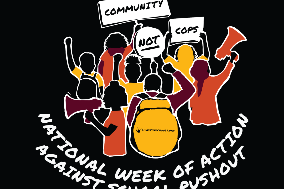 ‘Community, not Cops’ is the rallying cry for students, parents and organizers across the country for National Week of Action Against School Pushout