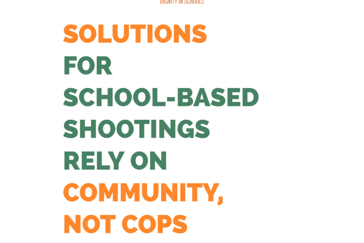 Solutions for school-based shootings rely on Community, not Cops